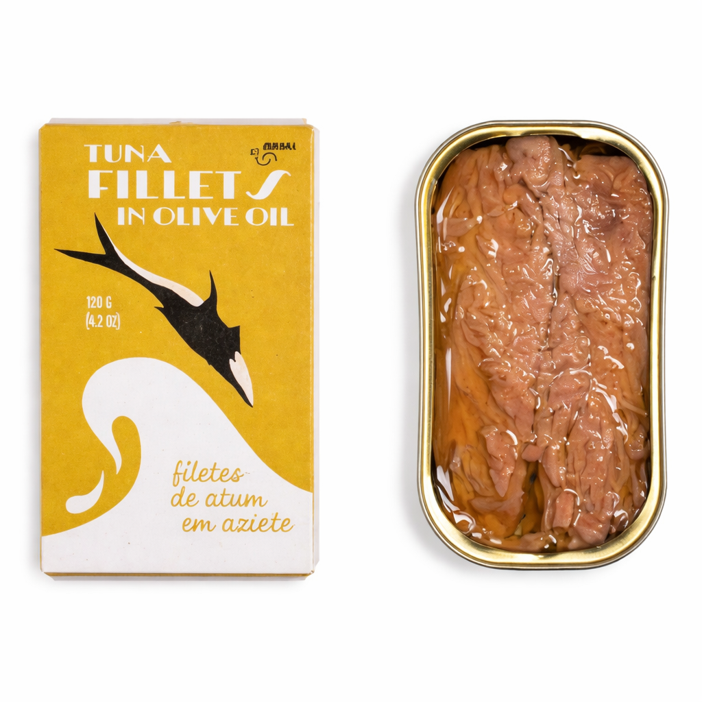 Ati Manel Tuna Fillets in Olive Oil – 120 g