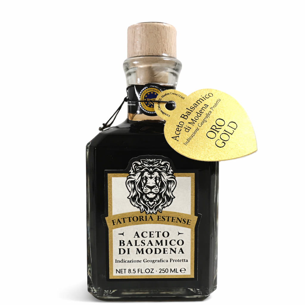 Fattoria Estense Balsamic Vinegar of Modena IGP – Gold Label (Aged 10–12 Years) – 250 ml