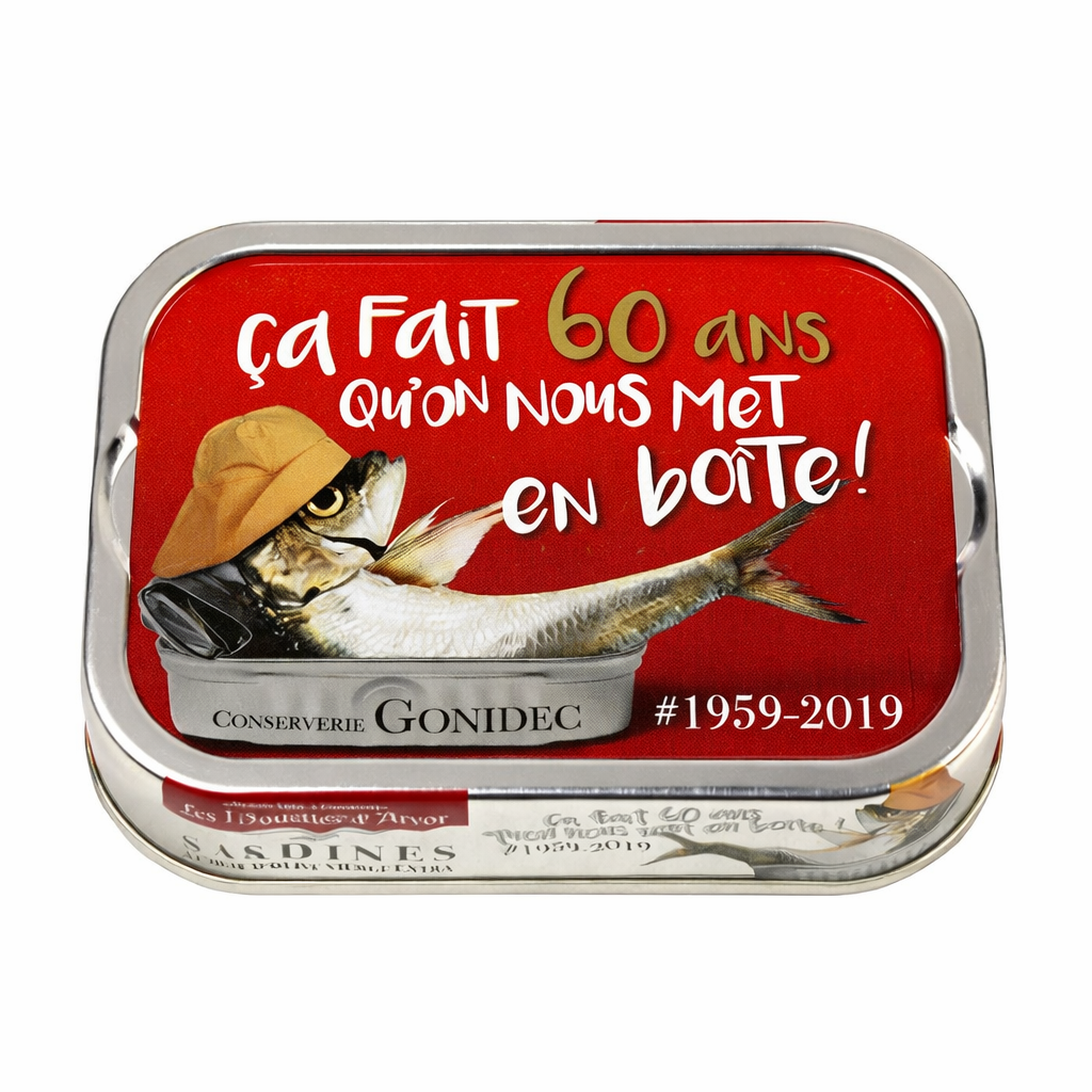 Les Mouettes d’Arvor Sardines 60th Anniversary – 115 g