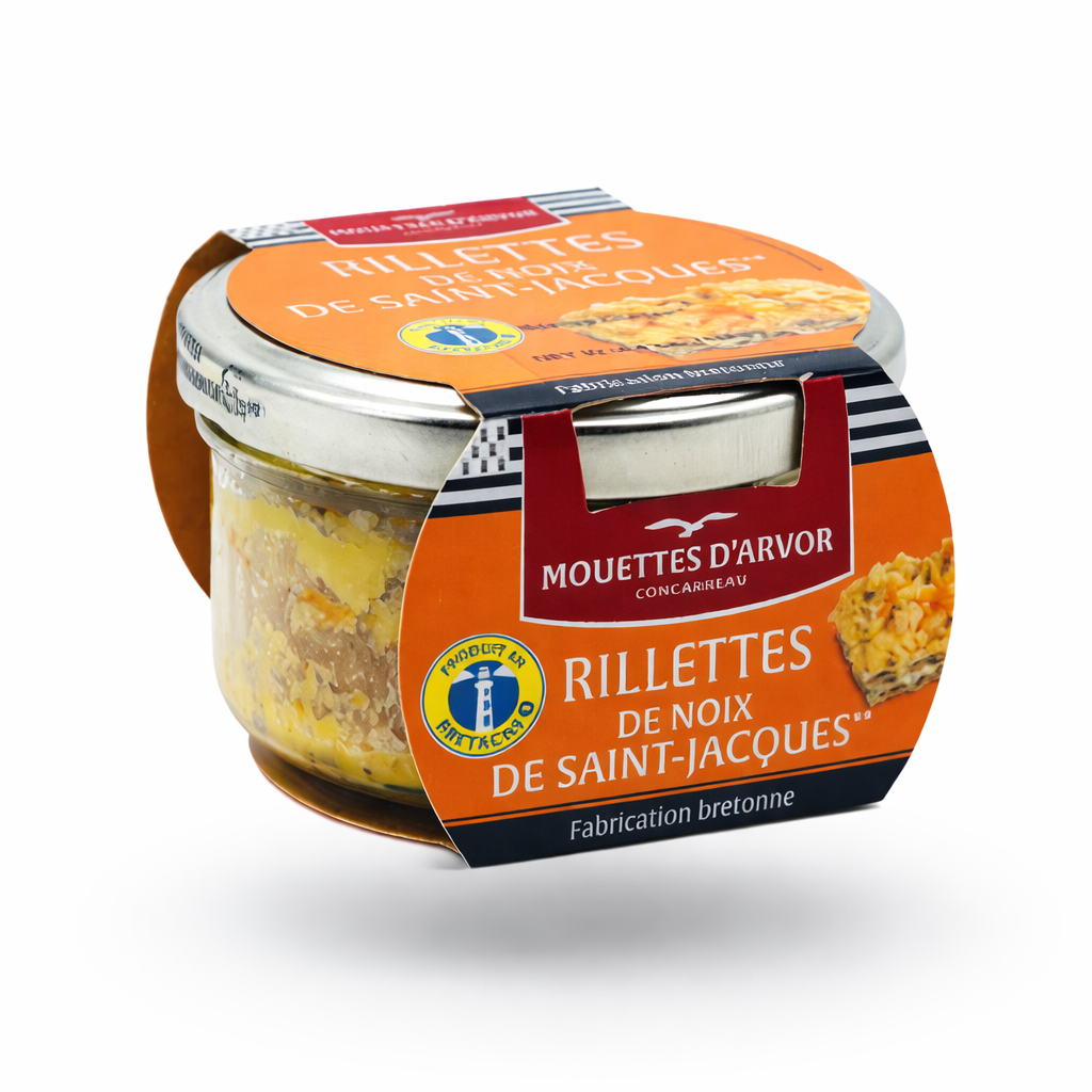 Les Mouettes d’Arvor Scallop Rillettes – 125 g