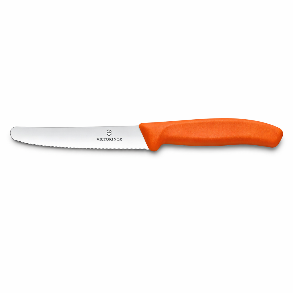 Victorinox Swiss Classic Tomato and Table Knife – 11 cm (Wavy Edge)
