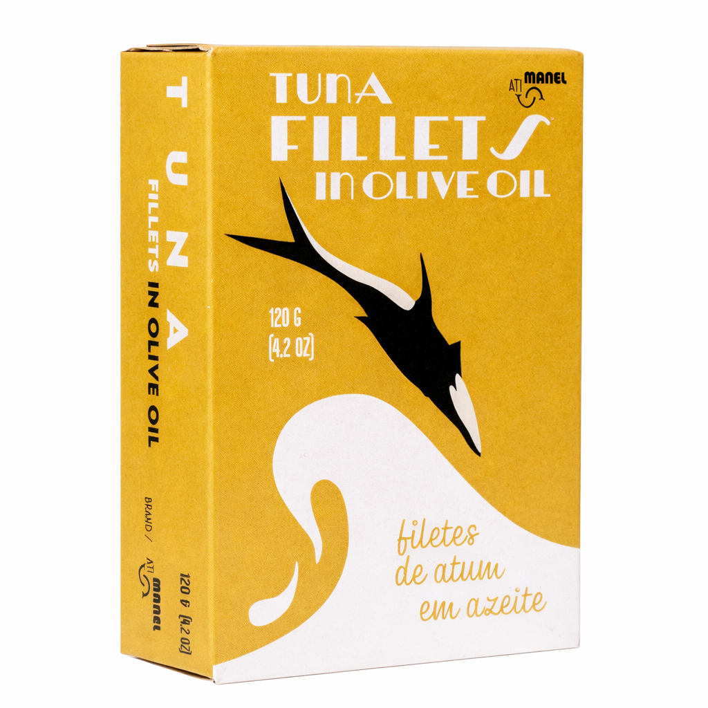 Ati Manel Tuna Fillets in Olive Oil – 120 g