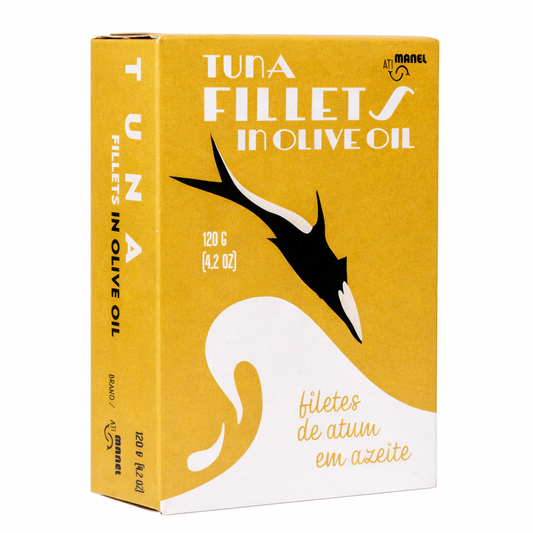 Ati Manel Tuna Fillets in Olive Oil – 120 g