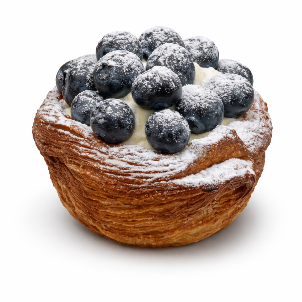 Blueberry Croissant Tart