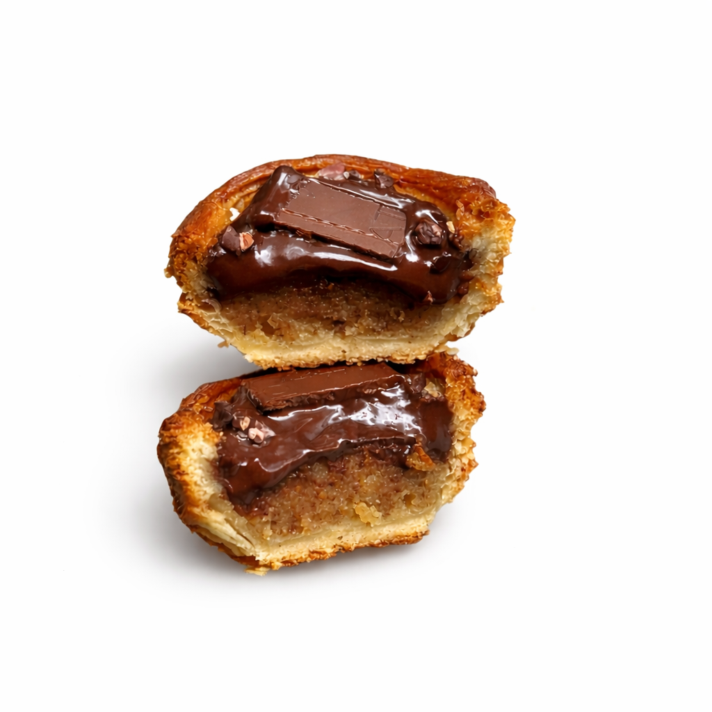 Chocolate Almond Croissant Tart