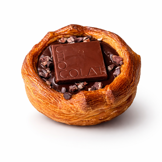 Chocolate Almond Croissant Tart