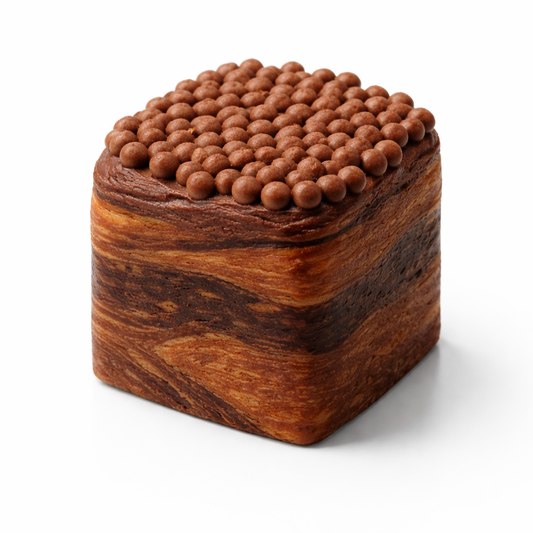 Chocolate Cube Brioche Feuilletée