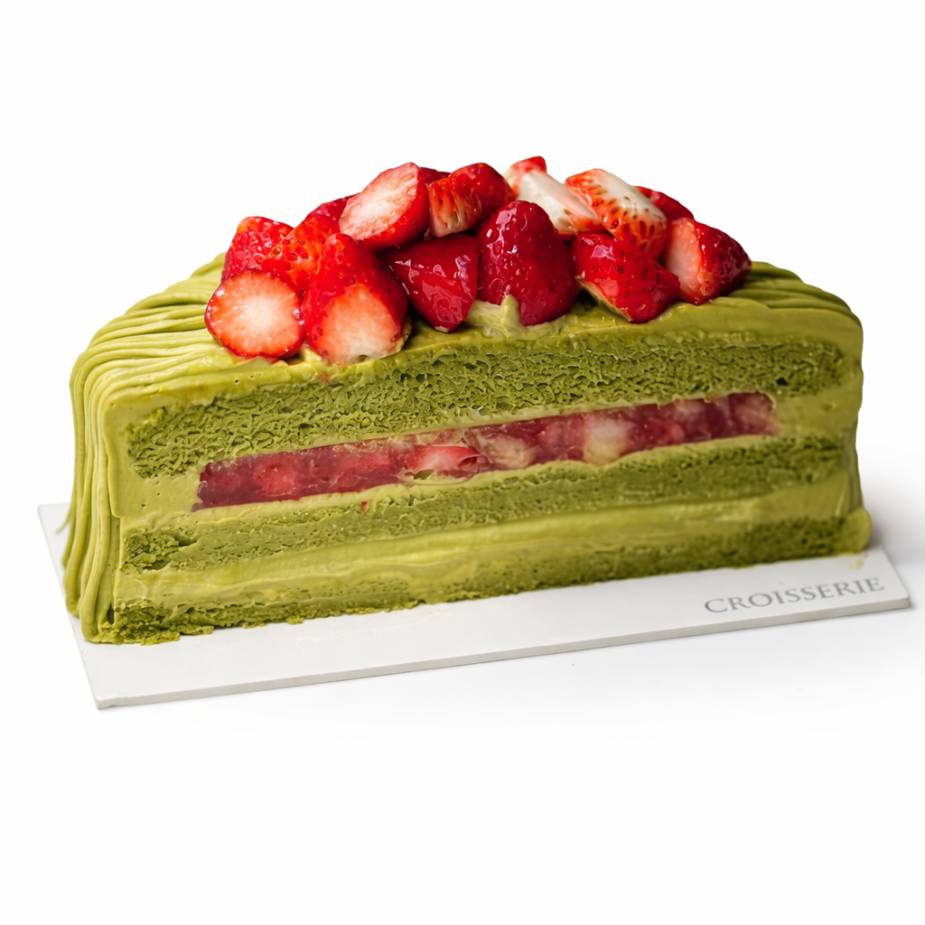 Mother’s Day Entremet 2026 – Matcha Strawberry