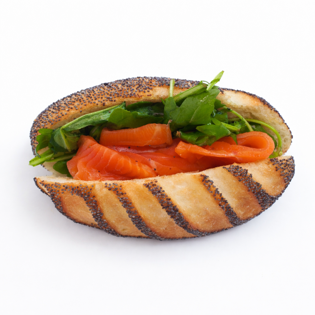 Smoked Salmon Rocket Pain Viennois
