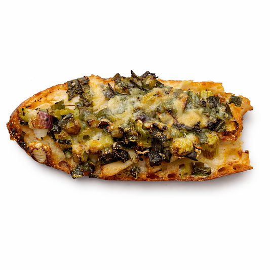 Spring Onion Chicken Tartine