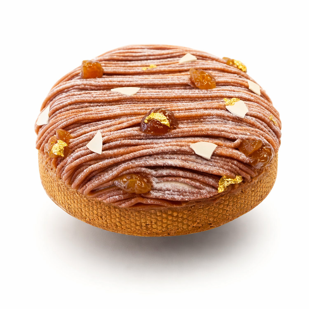 Tarte Mont-Blanc Cassis