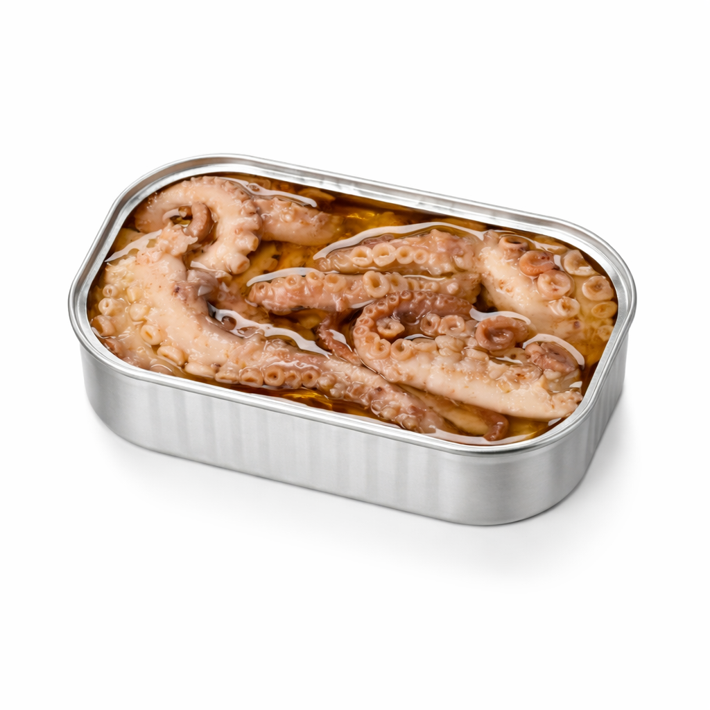 Jose Gourmet Octopus in Olive Oil with Garlic – 120 g