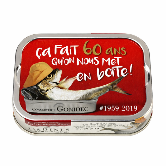 Les Mouettes d’Arvor Sardines 60th Anniversary – 115 g