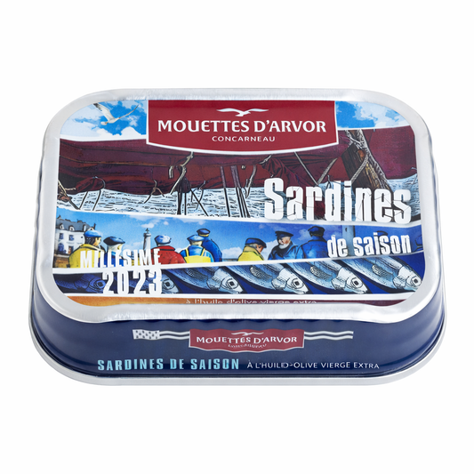 Les Mouettes d’Arvor Sardines de Saison 2023 – 115 g