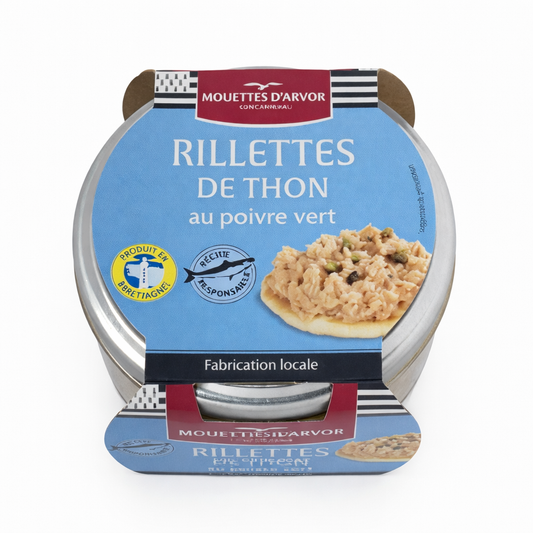 Les Mouettes d’Arvor Tuna Rillettes with Green Peppercorns – 125 g