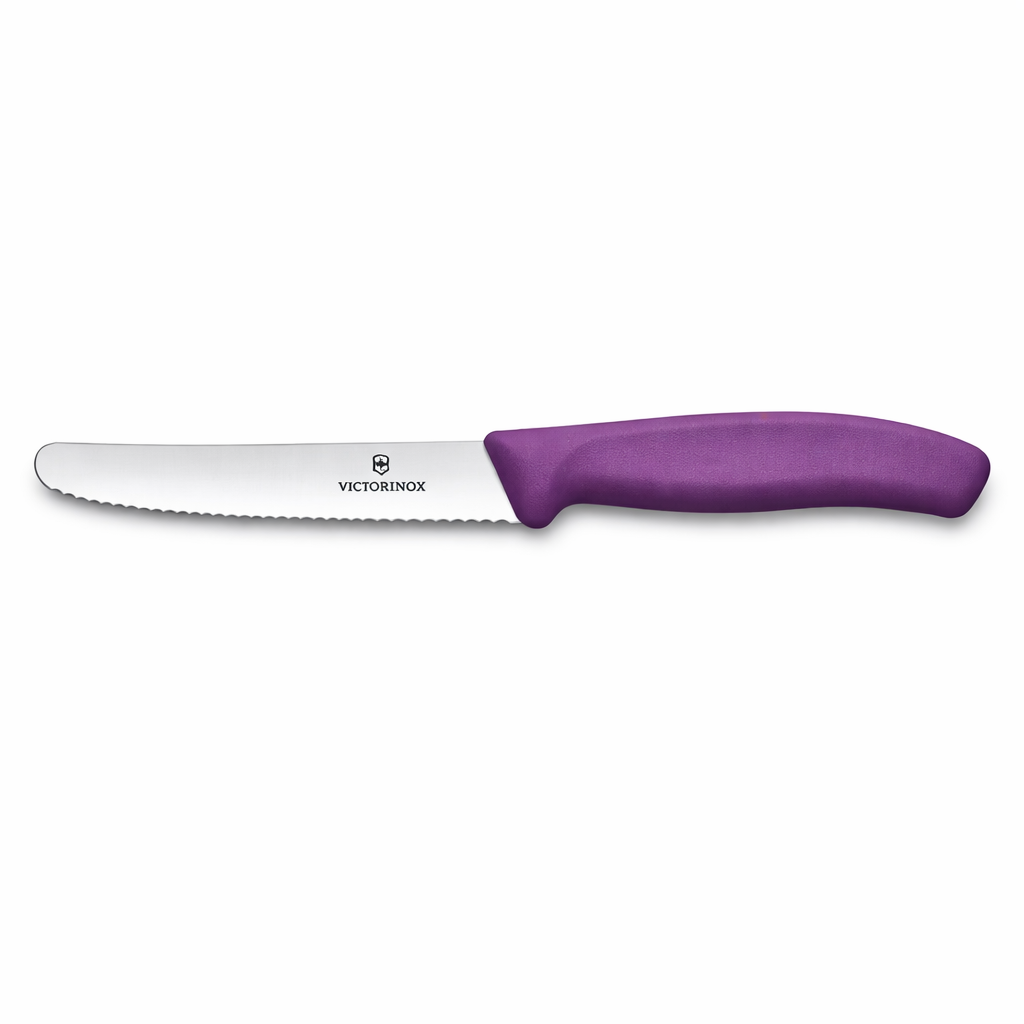 Victorinox Swiss Classic Tomato and Table Knife – 11 cm (Wavy Edge)