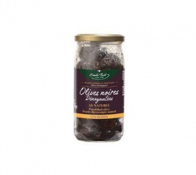 Emile Noël Natural Organic Pitted Black Olives, 190g