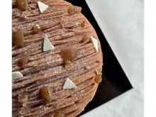 Tarte Mont Blanc Cassis 6"