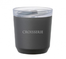 CROISSERIE X KINTO To Go Tumbler with Plug 240 ml - Black
